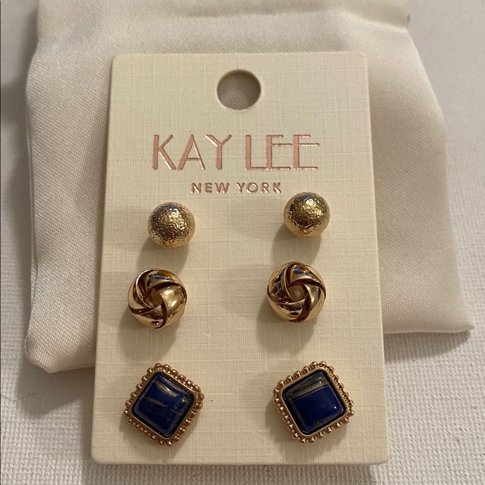 Kay Lee Stud Earrings Bundle NWT